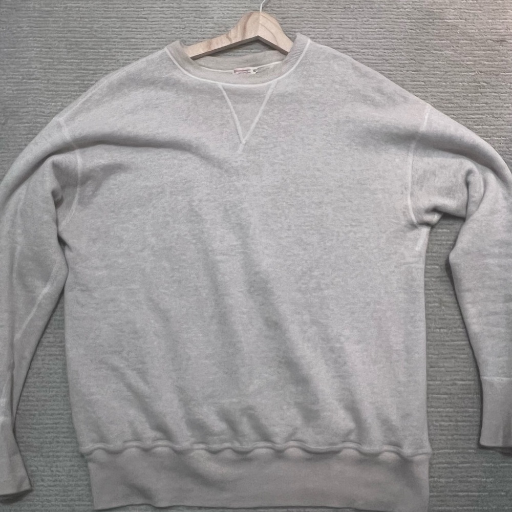 Warehouse Men's Light Gray Crewneck Sweater